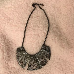 NWOT Charcoal necklace